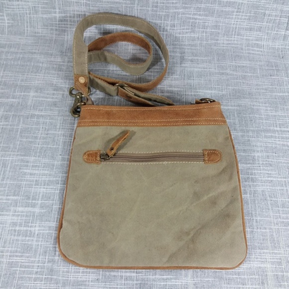 Chloe & Lex Bags Chloe Lex Mountain Hipster Recycled Canvas Bag