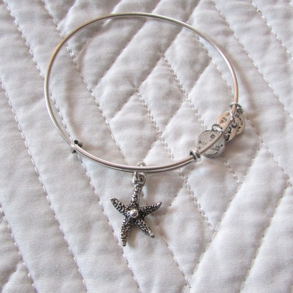 Alex and Ani Jewelry Alex And Ari Silver Bracelet With Starfish Charm