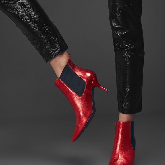 Anine Bing Shoes Anine Bing Stevie Boot Red Metallic Poshmark Anine Bing Shoes Anine Bing Stevie Boot Red Metallic Poshmark