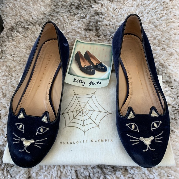 Charlotte Olympia Shoes Charlotte Olympia Kitty Flats Size 365