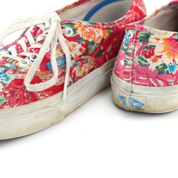 Vans Shoes Vans Off The Wall Floral Canvas Sneakers Shoes Poshmark
