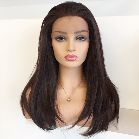 Her Wig Closet Accessories 2 Dark Brown Lace Front Wig Her Wig Closet Accessories 2 Dark Brown Lace Front Wig