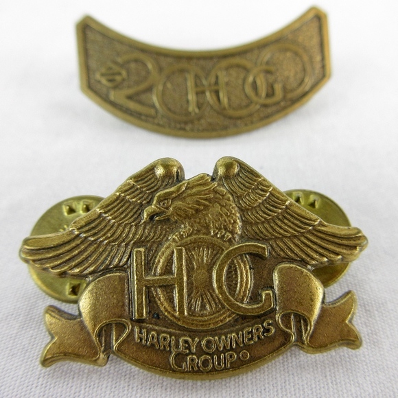 Very impressive fit and finish. Harley Davidson Jewelry Vintage Harley Owners Group Pushback Pin Rocker Poshmark