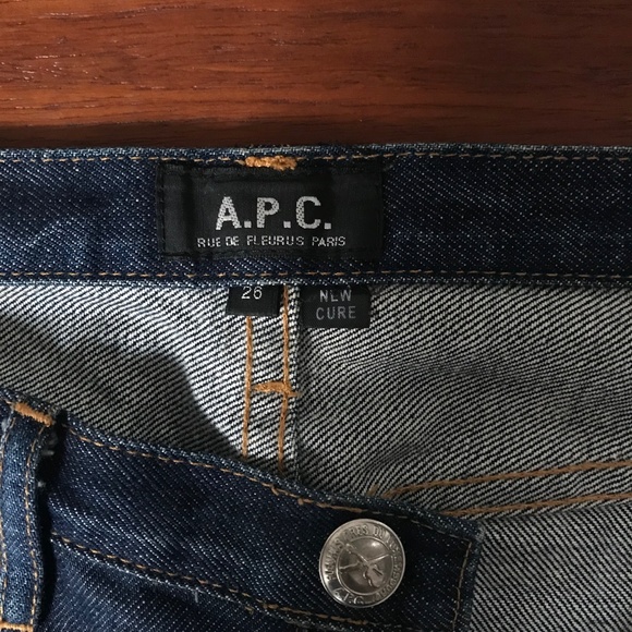 A.P.C. Jeans Apc New Cure Raw Denim Jeans Sz 24 25 26 Poshmark