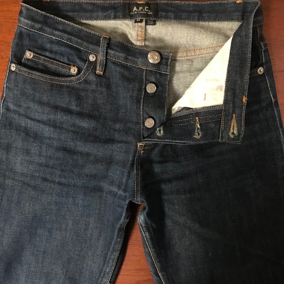 A.P.C. Jeans Apc New Cure Raw Denim Jeans Sz 24 25 26 Poshmark