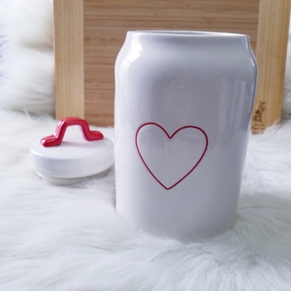 Rae Dunn Kitchen Nwt Rae Dunn Red Heart Canister Poshmark