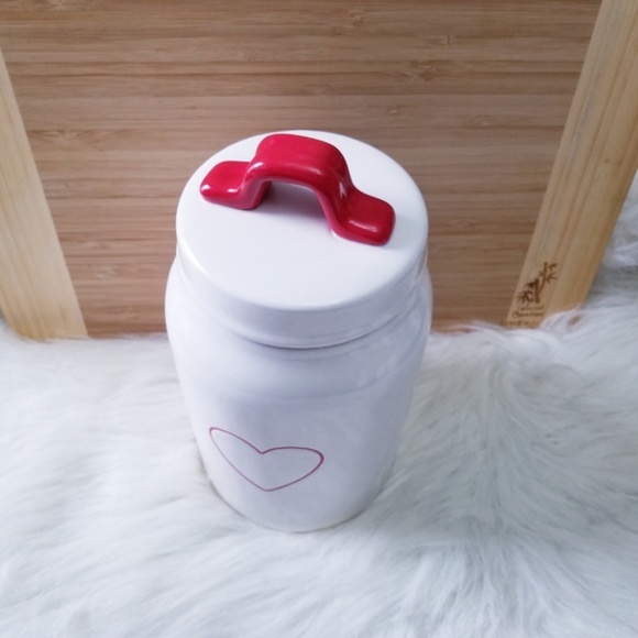 Rae Dunn Kitchen Nwt Rae Dunn Red Heart Canister Poshmark