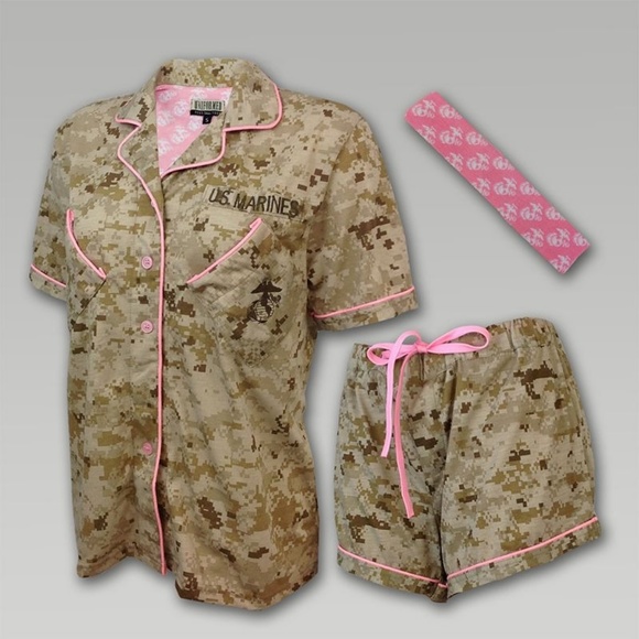 Uniformed Collection Intimates & Sleepwear Usmc Marine Corps Camo