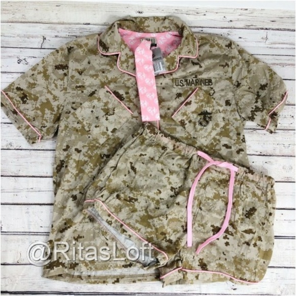 Uniformed Collection Intimates & Sleepwear Usmc Marine Corps Camo