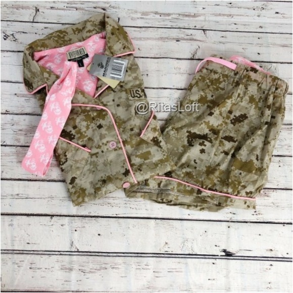 Uniformed Collection Intimates & Sleepwear Usmc Marine Corps Camo