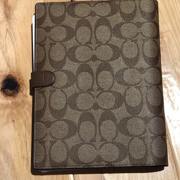 Coach Accessories Coach Notebook In Signature C Print Canvas Poshmark
