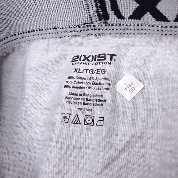2xist Underwear & Socks 2xist Graphic Cotton Mens Boxer Brief Sz Xl