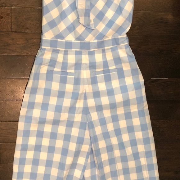 J. Crew Pants & Jumpsuits Jcrew Highneck Jumpsuit In Gingham Poshmark