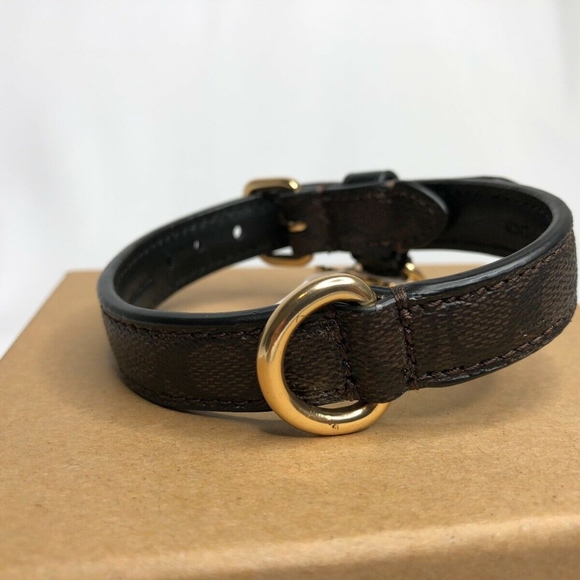 Coach Other Coach Small Pet Coated Canvas Collar Signature Poshmark