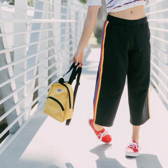 Vans Bags Vans Logo Patch Mini Backpack Mustard Yellow Poshmark