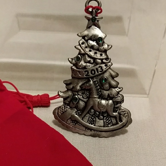 Avon 2024 Christmas Ornament Avon Pewter Ornament Holiday Avon 23 Pewter Xmas Tree Hanging