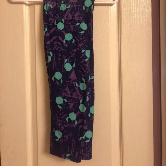 LuLaRoe Pants & Jumpsuits Lularoe Disney Tc Leggings Purple And Aqua