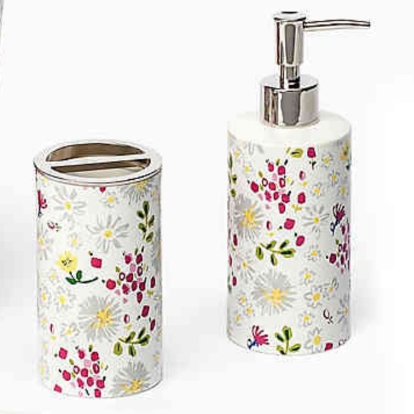 kate spade Bath Kate Spade Dahlia Soap Dispenser Toothbrush Poshmark