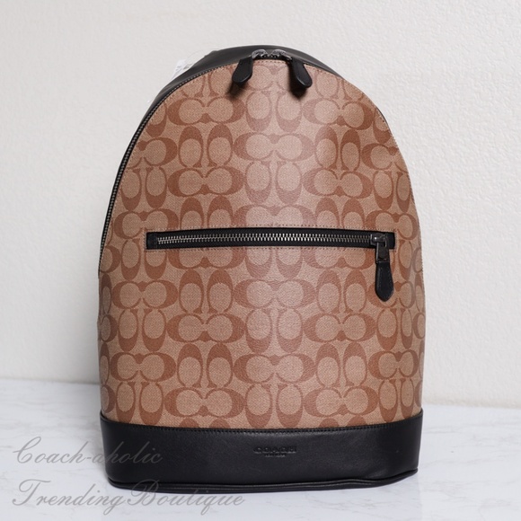 Coach Bags Nwt Coach West Slim Backpack In Signature Canvas Poshmark