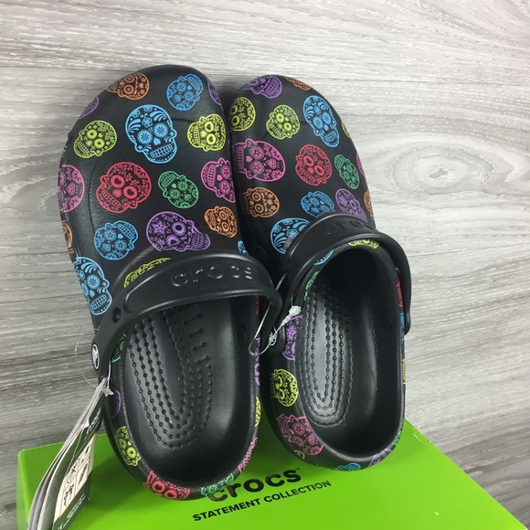 CROCS Shoes Crocs Sugar Skulls Bistro Graphic Clog Unisex Poshmark
