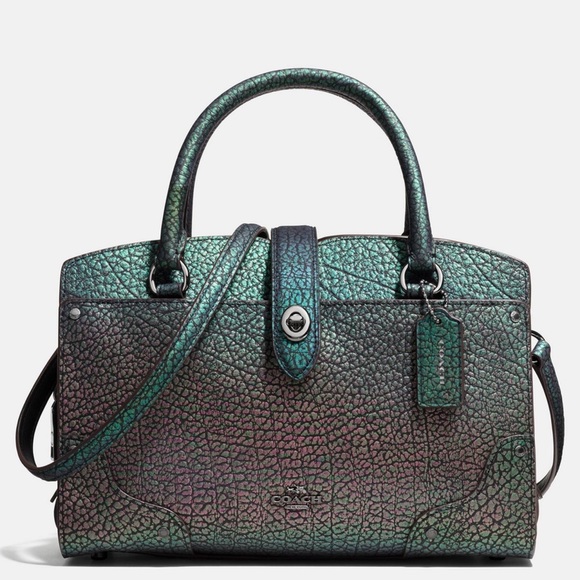 Coach Bags Coach Hologram 24 Mermaid Blue Purple Mercer Bag Poshmark
