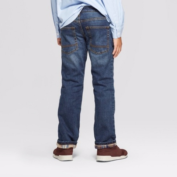 Cat & Jack Bottoms Cat Jack Boys 8 Husky Flannel Lined
