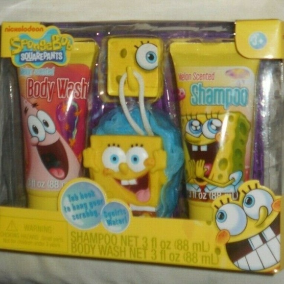 Nickelodeon Other Rare 4 Piece Spongebob Squarepants Bath Set