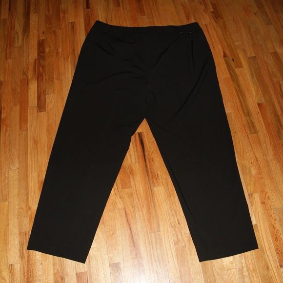 Calvin Klein Pants New Black Flat Front Dress 18w Poshmark