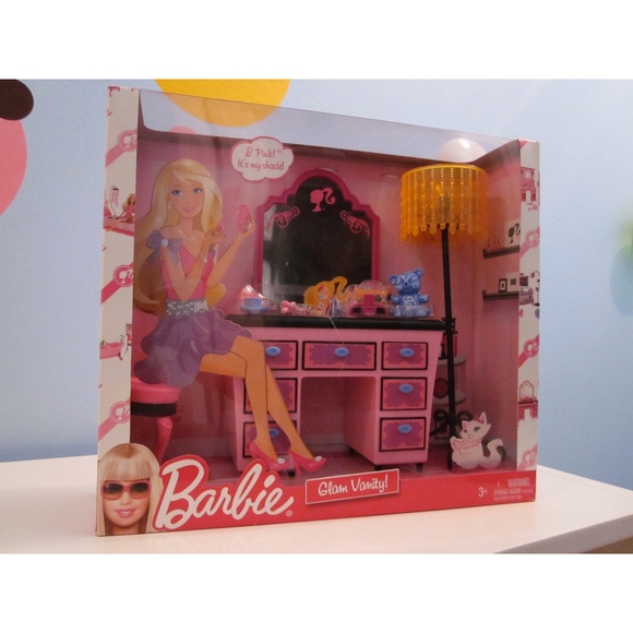 Mattel Toys Barbie Glam Vanity Nib Vhtf Poshmark