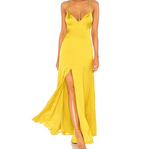 Lovers + Friends Dresses Bermuda Dress In Chartreuse Green