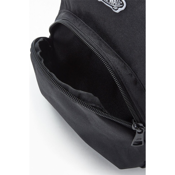 Vans Bags Vans Logo Patch Mini Backpack Solid Black Poshmark