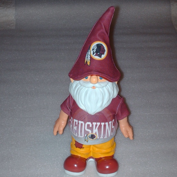 Washington Redskins Accents Washington Redskins Garden Gnome Figure
