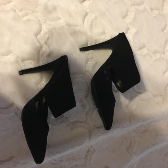 Laundry List Shoes Black Faux Suede High Heels Dressy Poshmark