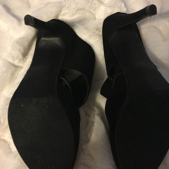 Laundry List Shoes Black Faux Suede High Heels Dressy Poshmark