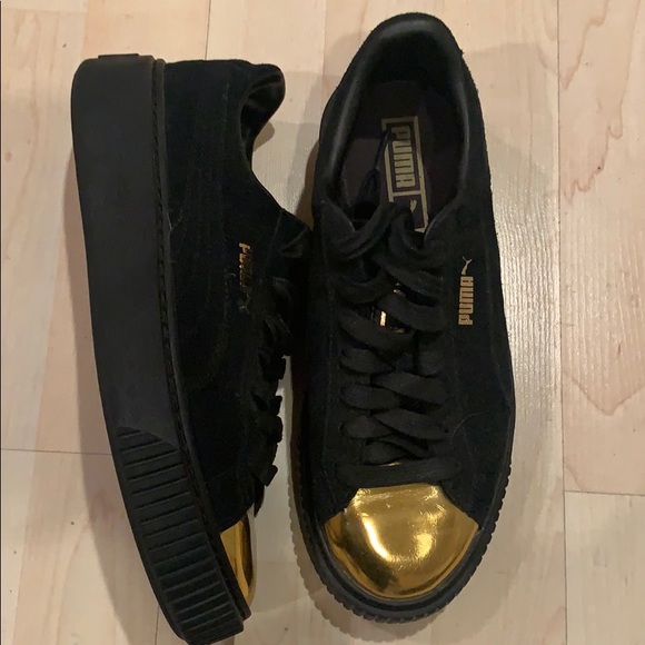Atmung plötzlich Domain puma suede platform damen sneaker gold jrt