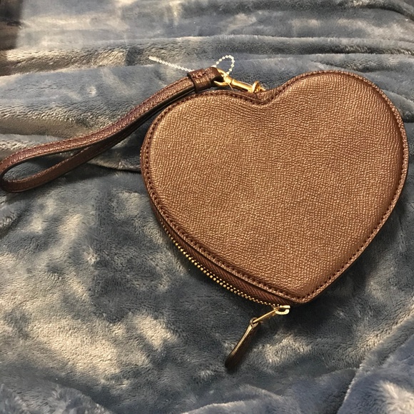 Coach Bags Coach Heartshaped Wristlet Oxblood F39957 Nwot Poshmark