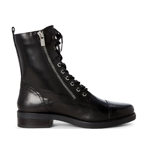 Marc Fisher Shoes Marc Fisher Lace Up Cap Toe Combat Motto Boots