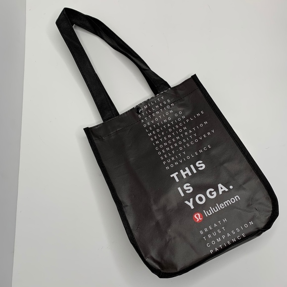 lululemon athletica Bags New Lululemon Black Reusable Tote Bag