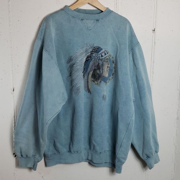 Galt Sand Shirts Galt Sand Xl Heavy Weight Blue Indian Sweatshirt