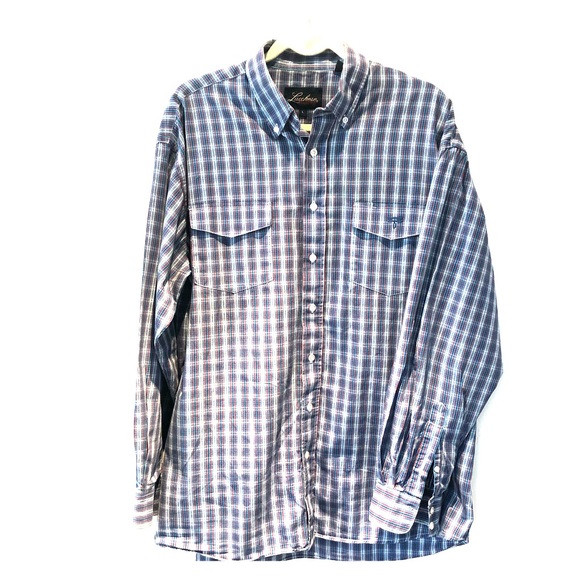 Lucchese Shirts Lucchese Classic Mens Plaid Western Shirt Poshmark