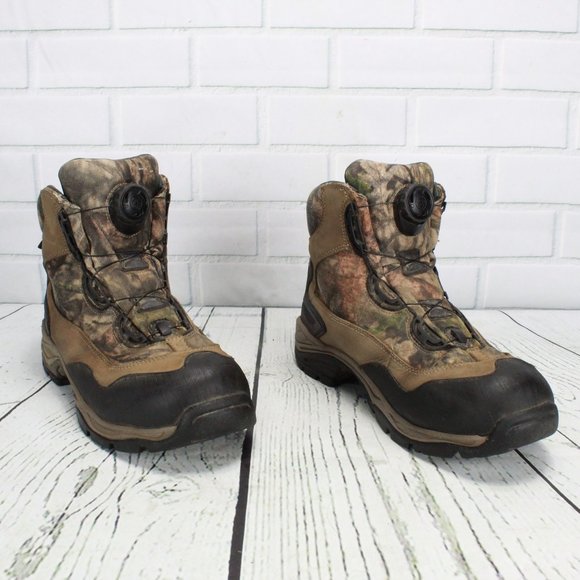 L.L. Bean Shoes Ll Bean Brown Camo Hunting Boa System Boots 5w Poshmark