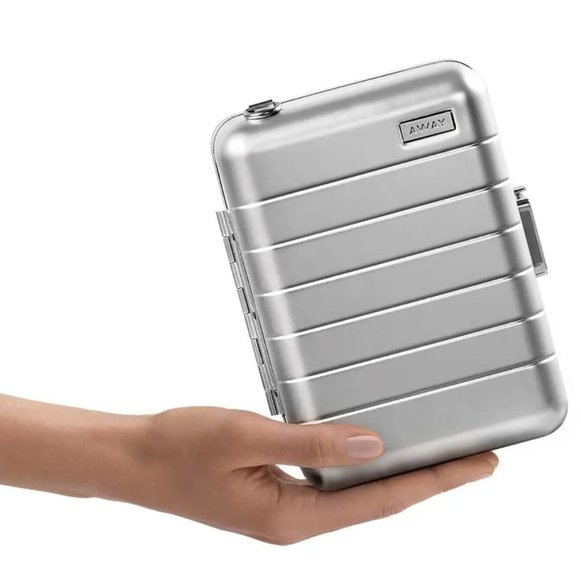 Away Bags Rare Away Mini Suitcase Aluminum Sold Out Poshmark