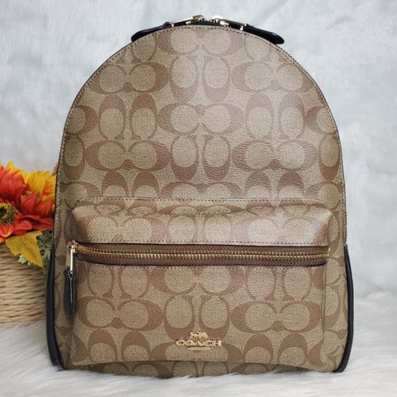 Coach Bags Coach Medium Charlie Backpack In Signature Canvas Poshmark