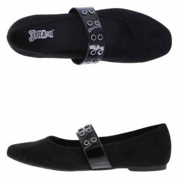 Brash Shoes Rare Grommet Strap Comfy Casual Ballet Flats Shoes