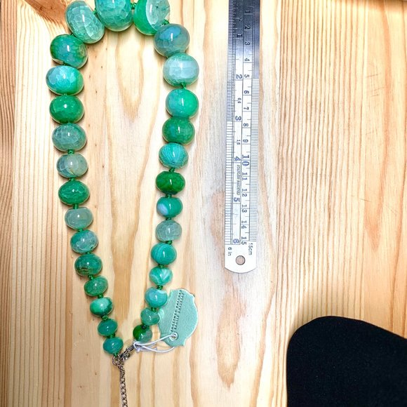 Iris & Lily Jewelry Iris Lily Silver Genuine Gemstone Necklace