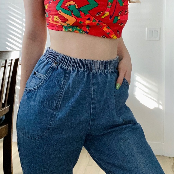 Cabin Creek Jeans Elastic Waist Vintage Mom Jeans Poshmark