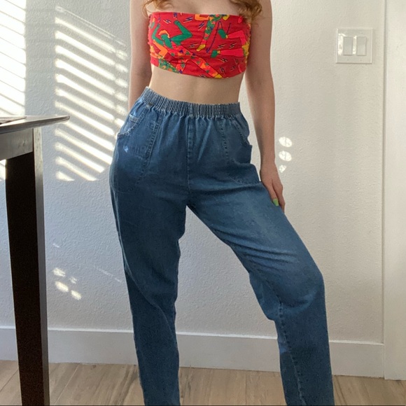 Cabin Creek Jeans Elastic Waist Vintage Mom Jeans Poshmark