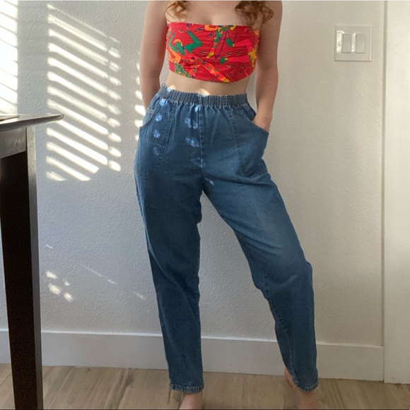 Cabin Creek Jeans Elastic Waist Vintage Mom Jeans Poshmark