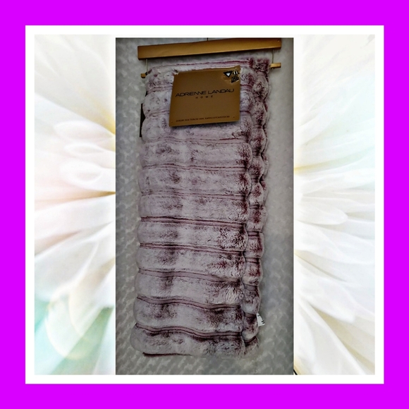 Adrienne Landau Bedding Adrienne Landau Knit Luxury Faux Fur Throw