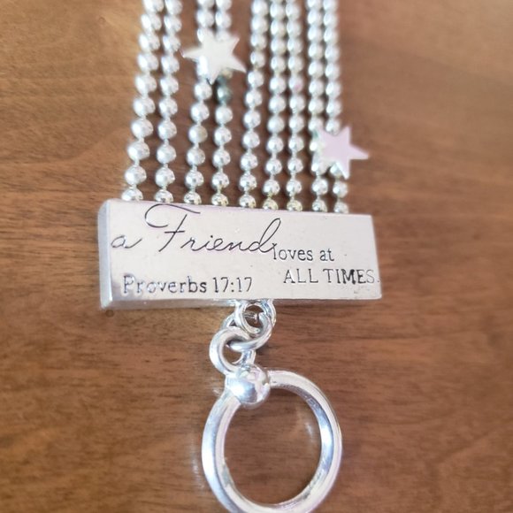 Thoughts to Share Jewelry Thoughts To Share Silver Bead Stars Bracele